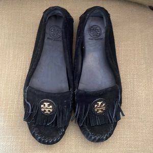 Tory Burch suede moccasins